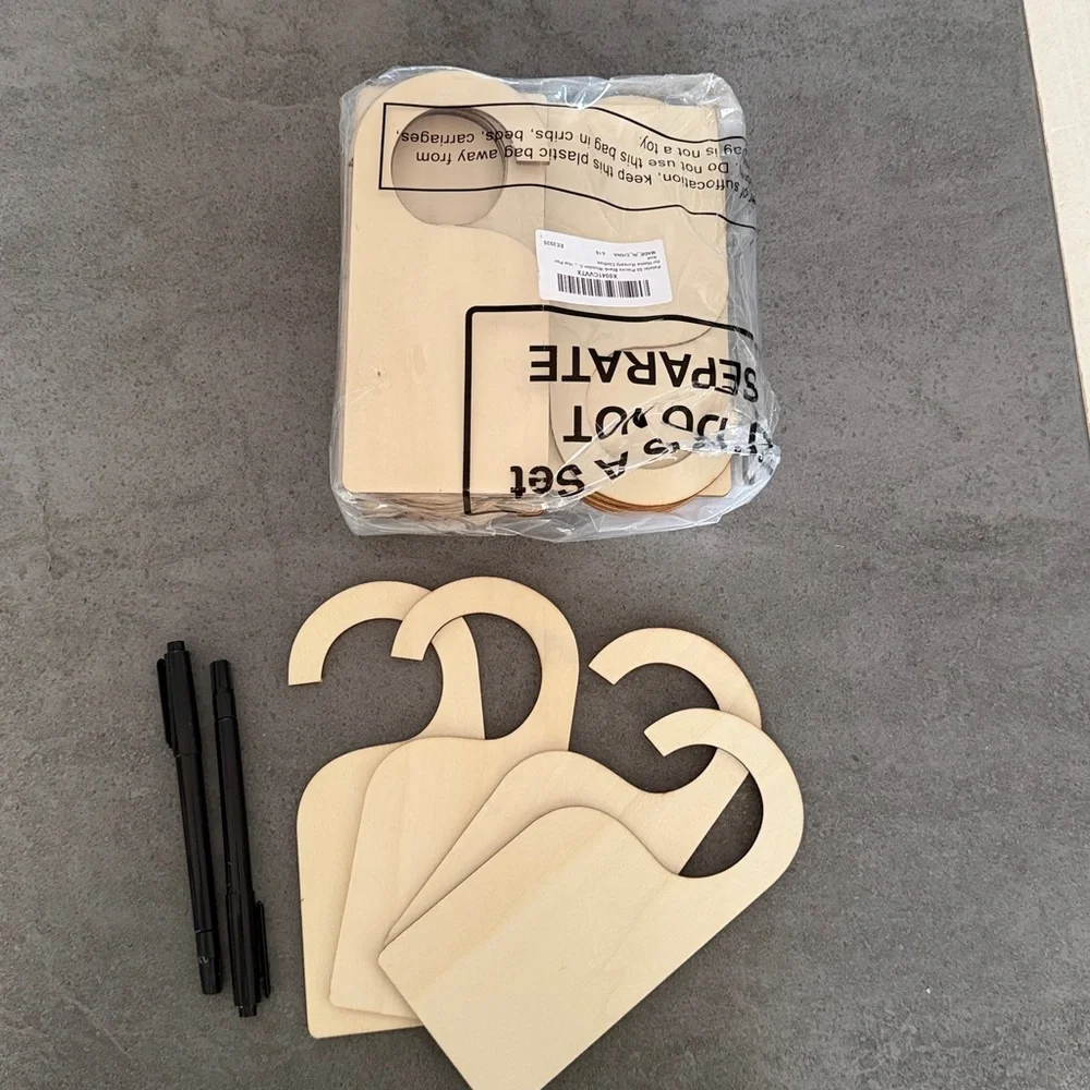 Blank Wooden Closet Dividers